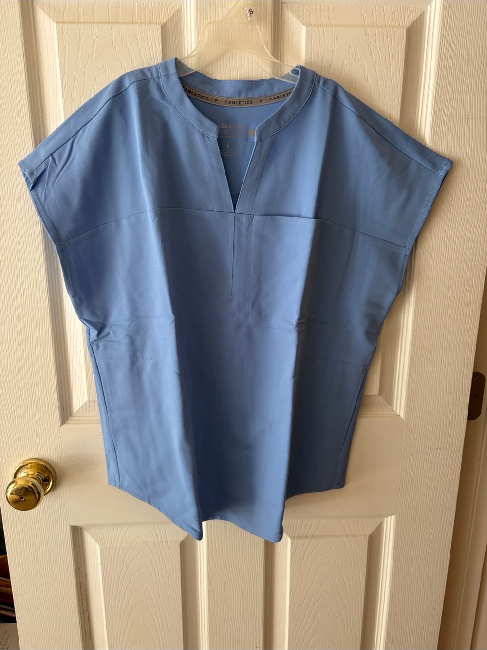 Fabletics Sky Blue Split-Neck Tunic